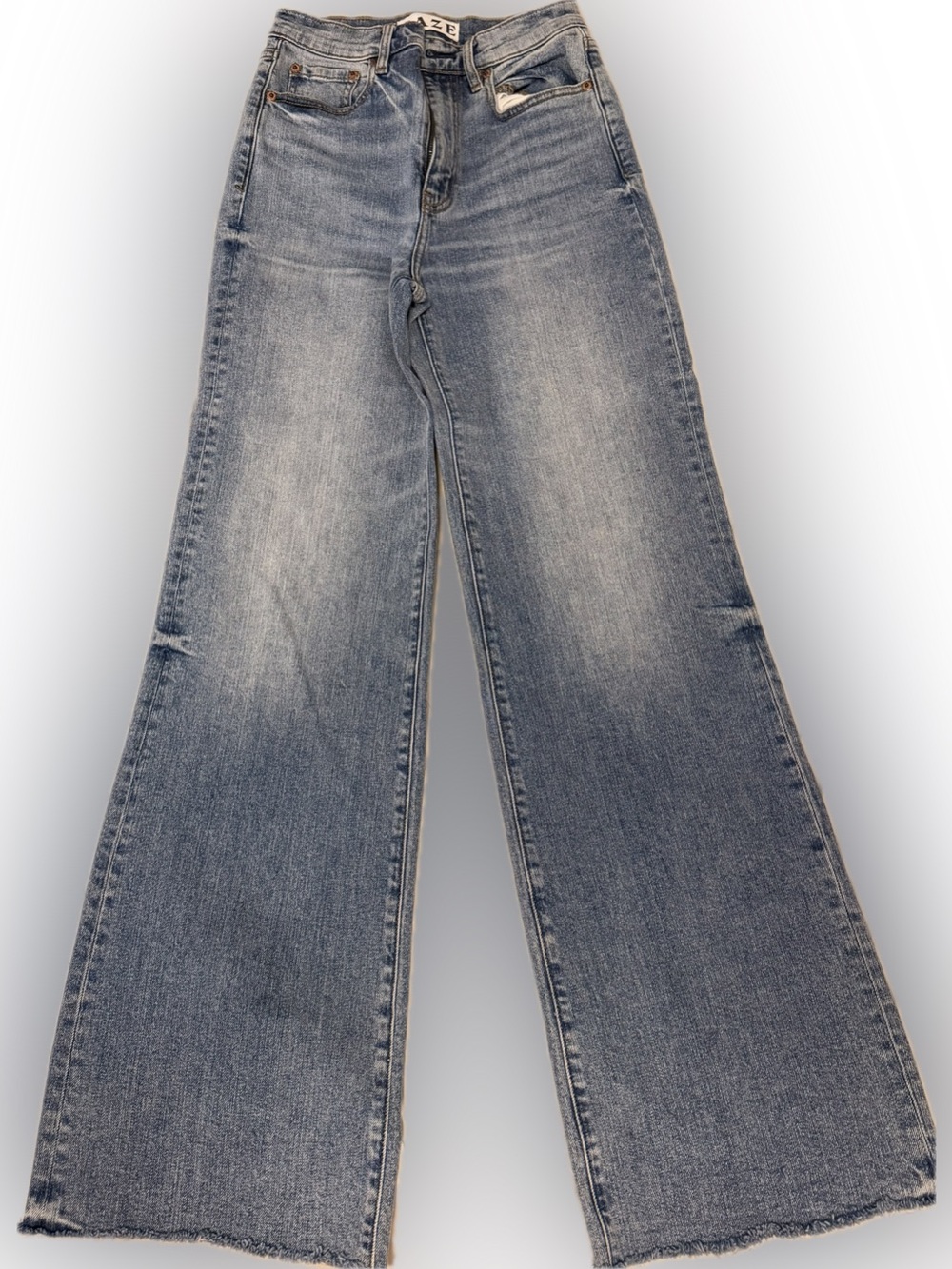 DAZE High-Rise Wide Leg Women’s Jeans in Faded Blue EUC